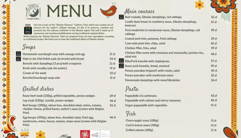 Menu karczmy Bacówka Zakopane – odkryj wyjątkowe smaki i dania