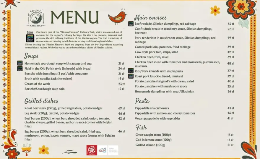 Menu karczmy Bacówka Zakopane – odkryj wyjątkowe smaki i dania