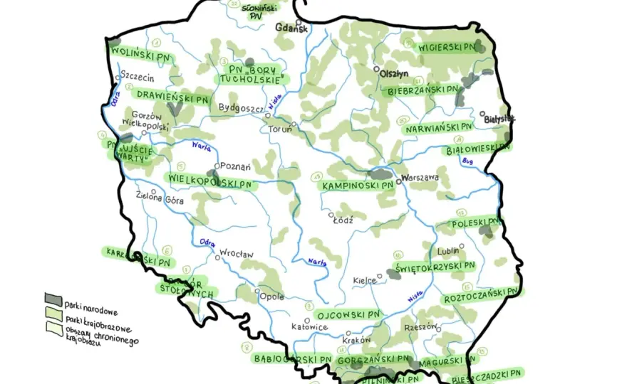 Parki narodowe w Polsce - 23 miejsca. Planuj idealny wyjazd!