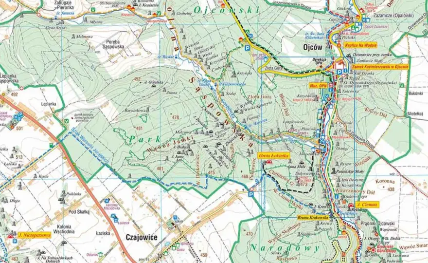 Ojcowski Park Narodowy szlaki - realny czas przejścia. Ile zajmie?