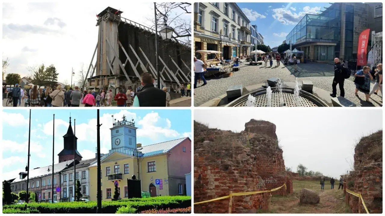 Włocławek atrakcje na weekend: tężnia, rynek z fontanną, ratusz i ruiny zamku. Idealne miejsca na spacer i odkrywanie historii.